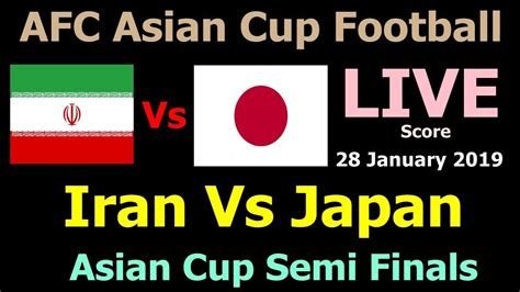 iran vs japan live score